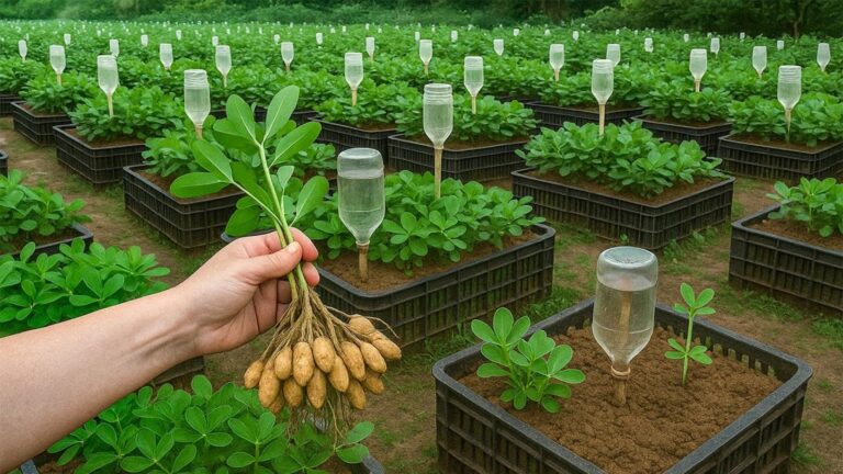 This simple method turns trash into a thriving peanut garden… discover how!
