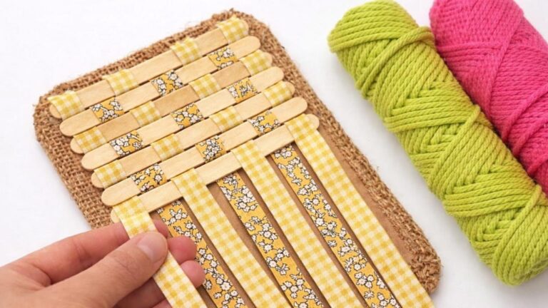An old trick turns a plastic box into a stunning organizer basket…