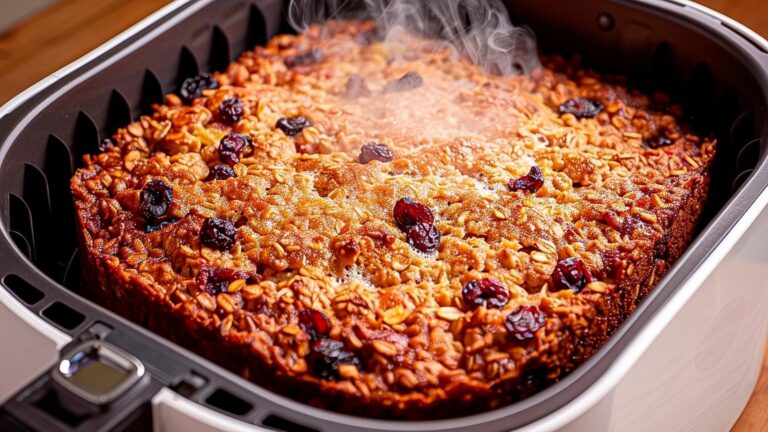 This simple recipe transforms oats and fruits into a delicious cake in minutes…