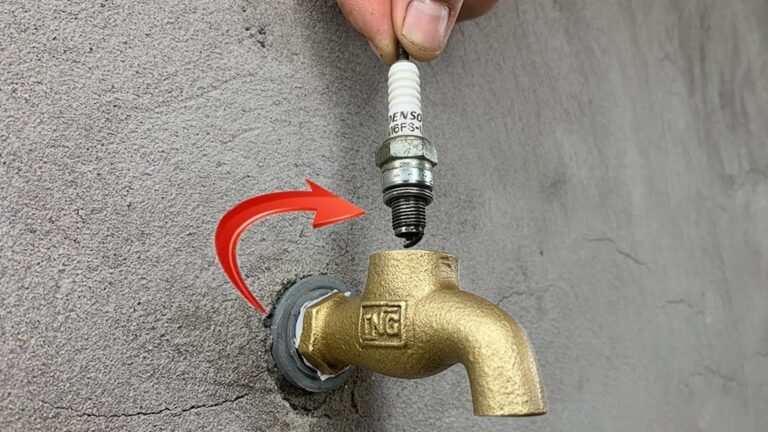 This simple technique transforms PVC pipes into a sturdy metal water lock…