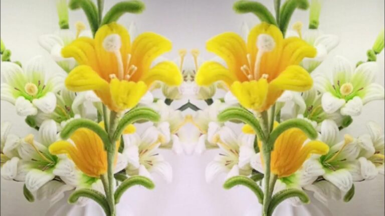 This simple technique transforms pipe cleaners into stunning lilies for your home décor…