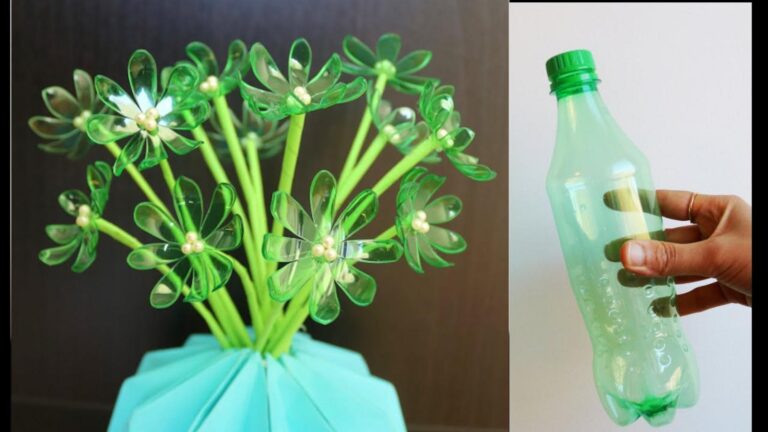 Transform plastic bottles into stunning flowers that brighten up any space…