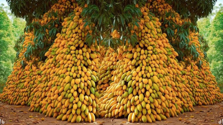 This simple method transforms mango cuttings into thriving trees… discover how!