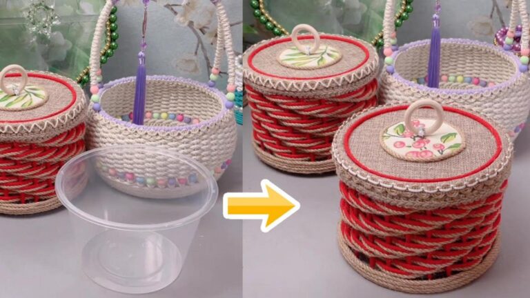 This forgotten trick turns simple jute rope into a stunning handbag …