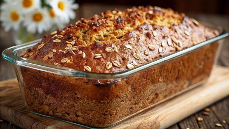 This forgotten trick transforms simple oats and flax into delicious, healthy breakfast bread…