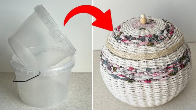 This simple idea transforms old plastic into stunning home decor…