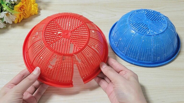 This simple technique transforms old baskets into stunning home organizers…
