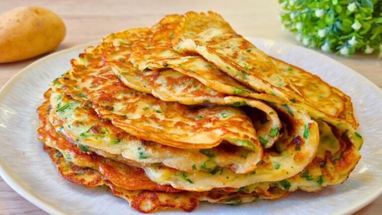 This simple trick transforms zucchini and potatoes into the best pancakes you’ll ever taste…