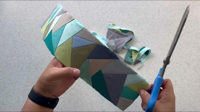 This simple trick turns leftover fabric into stunning designer pieces…