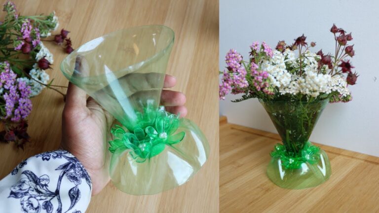 Transform 5 Plastic Bottles into Stunning Vases You’ll Love!