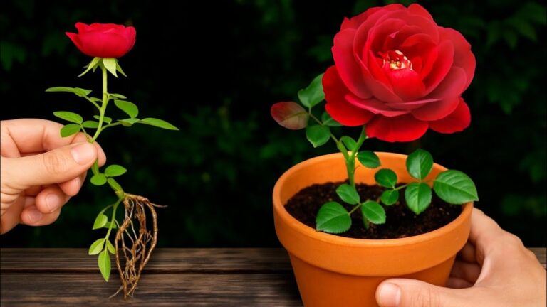 Grow 5 Stunning Roses at Home with This Easy and Quick Method!