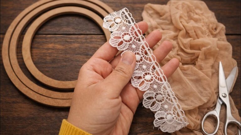 Transform 5 Old Tights into Stunning Lace Decor Ideas You’ll Love!