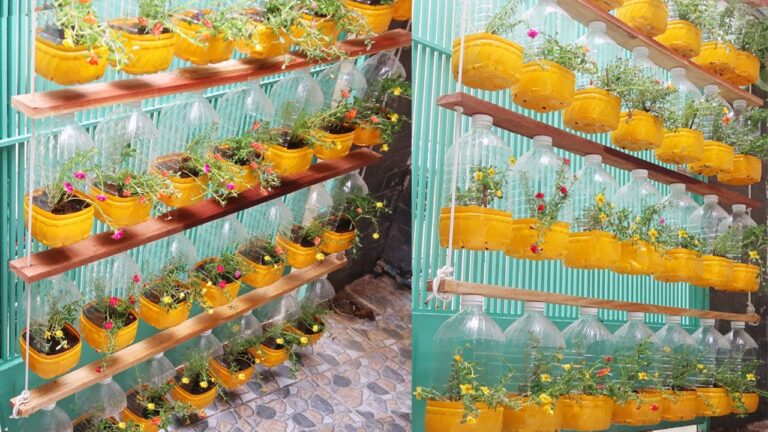 10 Stunning Ways to Transform Plastic Bottles into Gorgeous Hanging Flower Pots