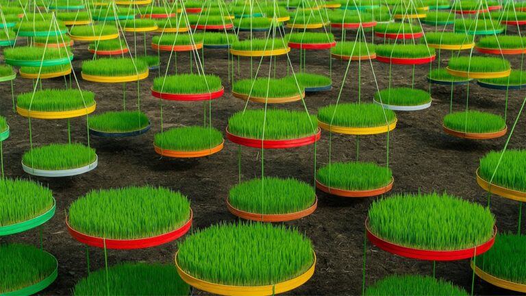 Grow 5x More Rice Seedlings Using an Old Plastic Bucket Lid!
