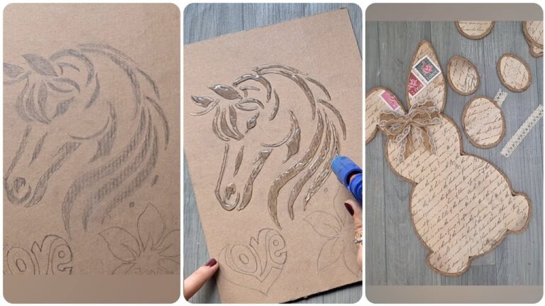 10 Stunning Cardboard Creations You Can Make with Just Hot Glue!