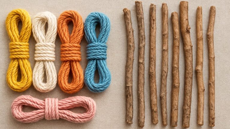 10 Stunning DIY Projects with Wooden Branches and Macrame You’ll Love