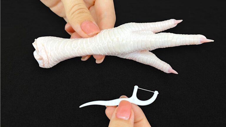 Debone Chicken Feet in 10 Seconds Using This Simple Trick!