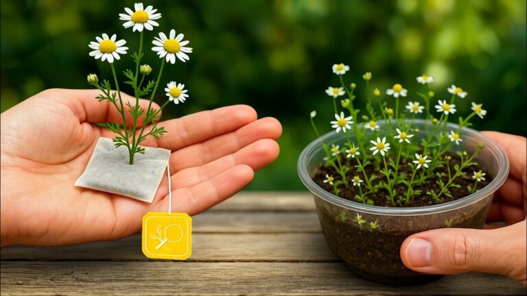 Grow Chamomile from Tea Bags: 5 Easy Steps for a Lush Herbal Garden