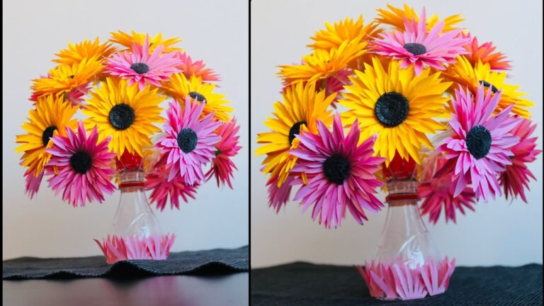 5 Creative Ways to Transform Plastic Bottles into Stunning Flower Vases