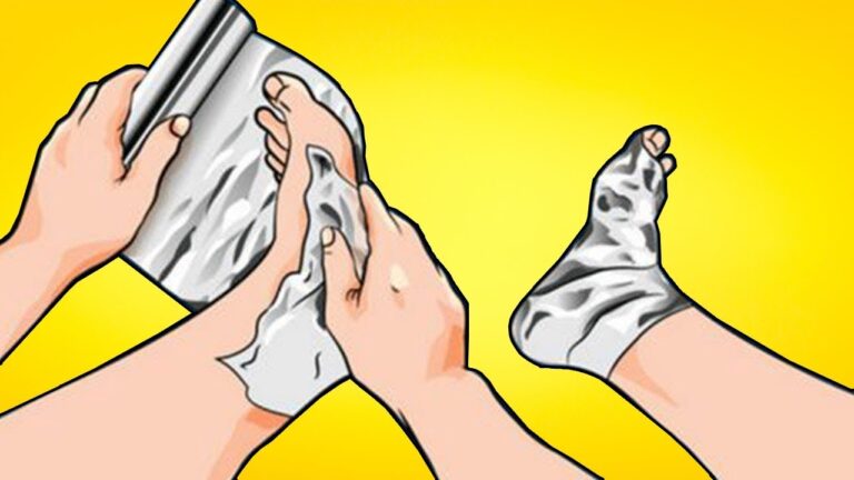 Discover 5 Surprising Benefits of Wrapping Your Feet in Foil for an Hour!