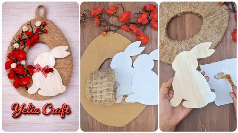 10 Stunning DIY Easter Bunny Wreath Ideas to Brighten Your Spring Decor!