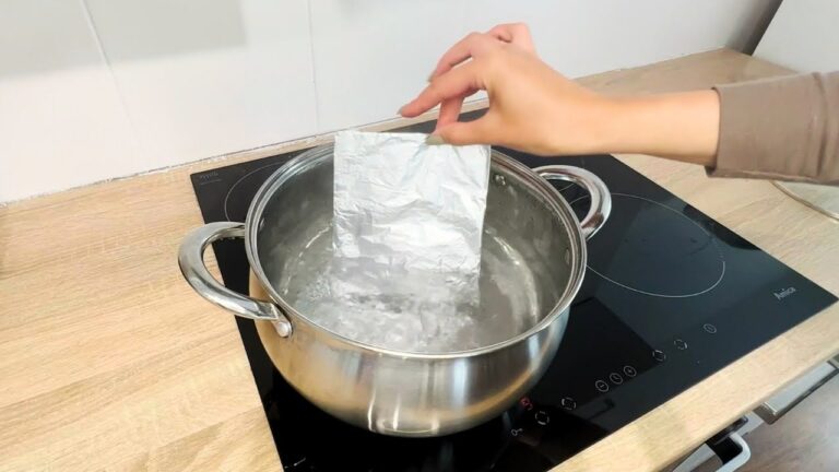 Try These 7 Amazing Hacks with Aluminum Foil in Boiling Water!