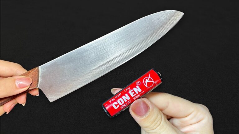 Sharpen Any Knife Like New in 1 Minute Using This Clever Trick!