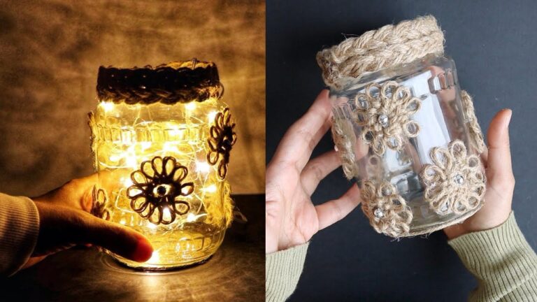 10 Stunning Ways to Upcycle Glass Bottles into Beautiful Jute Crafts!