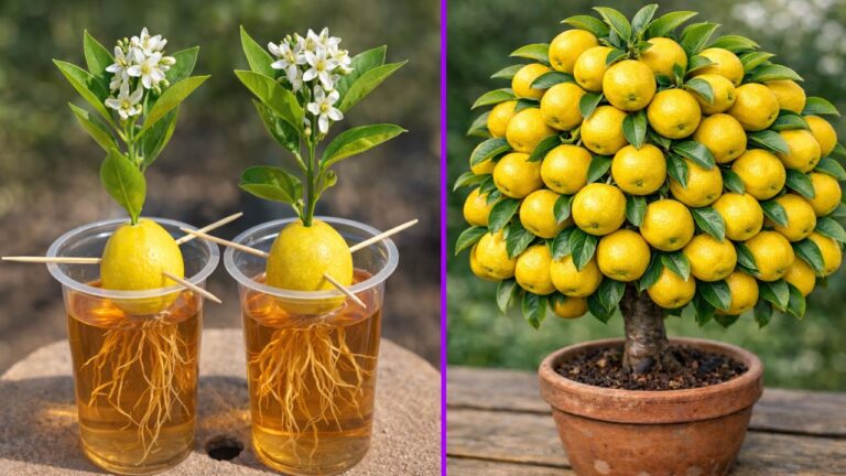 5 Simple Steps to Grow a Lemon Plant from Just a Lemon 🍋