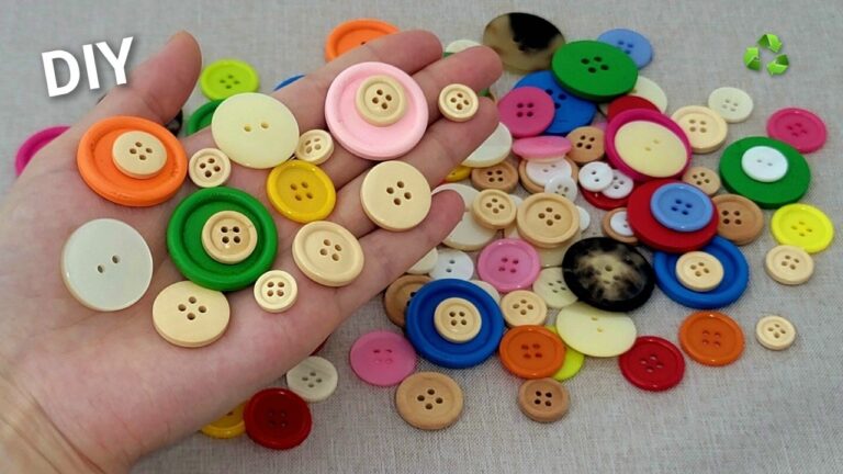 50 Creative Ways to Upcycle Your Old Buttons for Stunning Home Decor!
