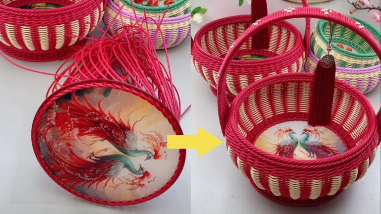 5 Easy Steps to Create a DIY Acrylic Base & PE Rattan Basket for Beginners