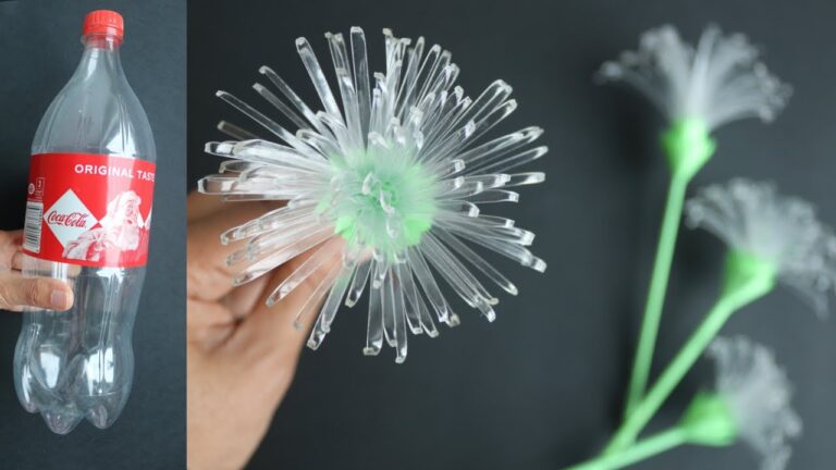 Transform 5 Plastic Bottles into Stunning Flowers with This Easy DIY Craft!