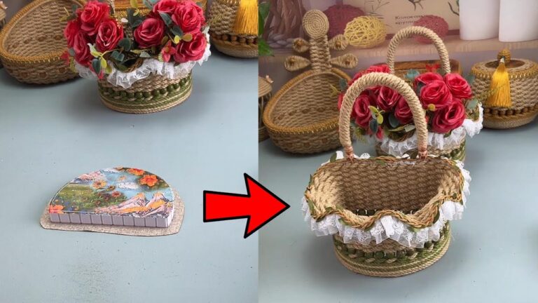 Create a Stunning DIY Handbag in 5 Easy Steps with Jute Rope and Foam Board!
