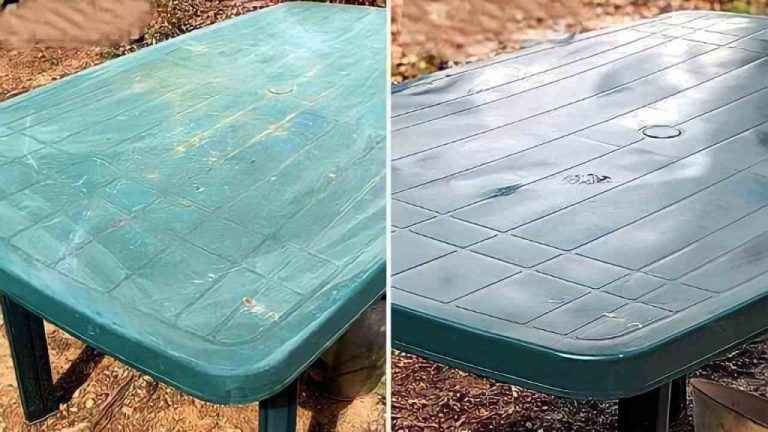 How to Clean Your Plastic Garden Table and Make It Shine Again