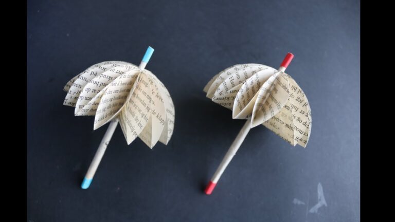 10 Easy Steps to Create Fun Paper Umbrellas for Kids Craft Projects!