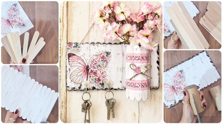 Transform 5 Popsicle Sticks into Stunning Wall Decor You Won’t Believe! 🌟