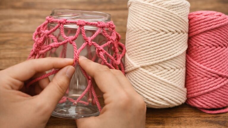 Transform 5 Old Jars into Stunning Home Decor with This Easy Rope Craft DIY!