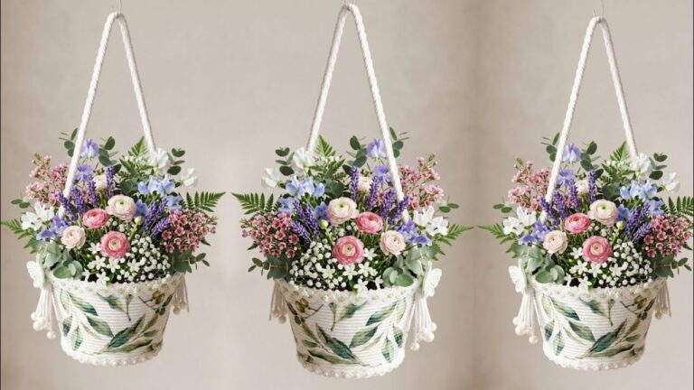 5 Stunning DIYs to Transform Waste Plastic into Flower Storage Baskets