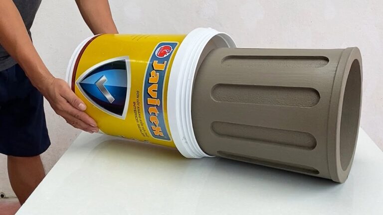7 Creative Ways to Make Stunning Cement Flower Pots from Recycled Containers