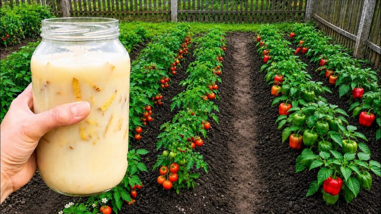 Boost Tomato & Pepper Growth: 1 Liter of This Natural Fertilizer Works Wonders!
