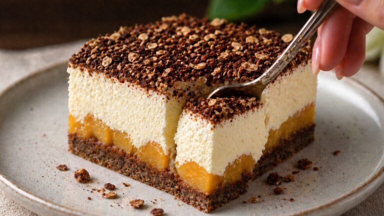 Create a Healthy 5-Ingredient Cake with Oatmeal and Mango – No Sugar, No Flour!