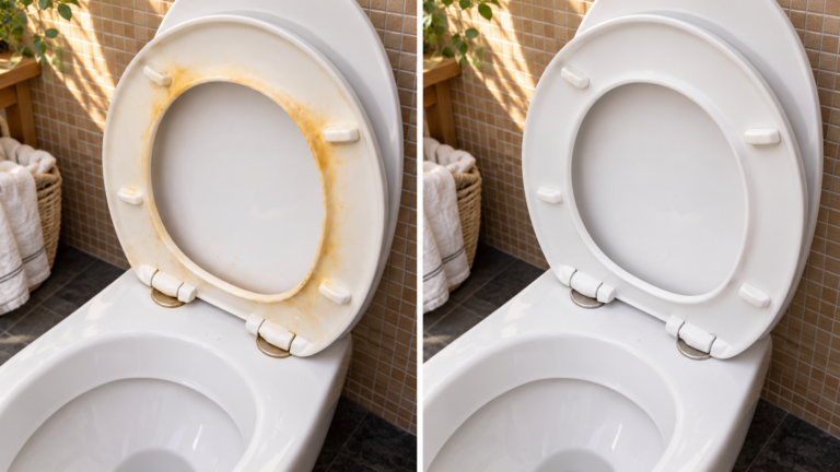 A cleaner toilet seat without bleach: discover this method